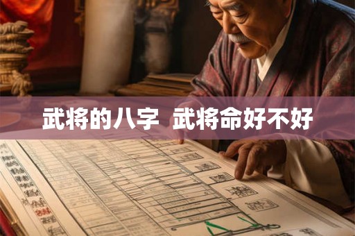 武将的八字 武将命好不好 武将的八字 武将命好不好