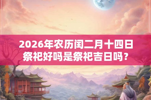 2026年农历闰二月十四日祭祀好吗是祭祀吉日吗? 2026年农历闰二月十四日祭祀好吗是祭祀吉日吗?