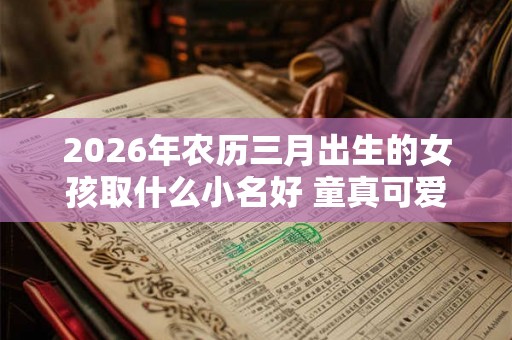 2026年农历三月出生的女孩取什么小名好 童真可爱