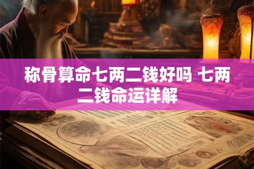称骨算命七两二钱好吗 七两二钱命运详解 称骨算命七两二钱好吗 七两二钱命运详解