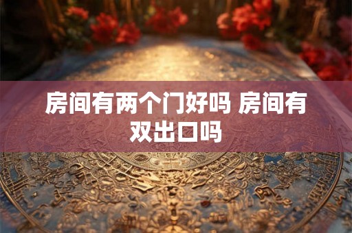 房间有两个门好吗 房间有双出口吗