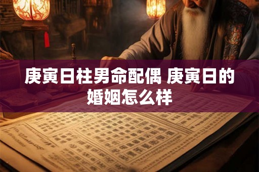 庚寅日柱男命配偶 庚寅日的婚姻怎么样