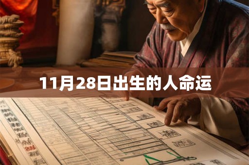 11月28日出生的人命运