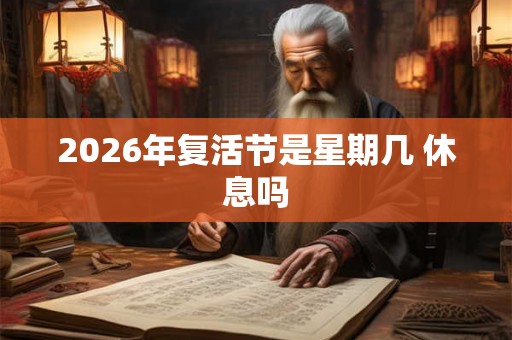 2026年复活节是星期几 休息吗