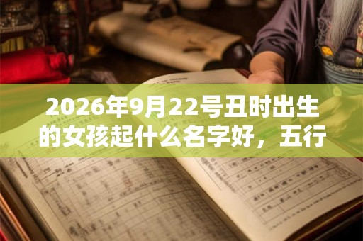 2026年9月22号丑时出生的女孩起什么名字好，五行属什么