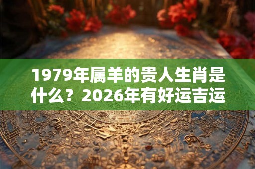 1979年属羊的贵人生肖是什么?2026年有好运吉运吗? 1979年属羊的贵人生肖是什么?2026年有好运吉运吗?
