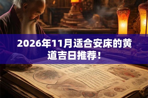 2026年11月适合安床的黄道吉日推荐！