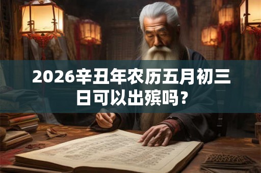 2026辛丑年农历五月初三日可以出殡吗? 2026辛丑年农历五月初三日可以出殡吗?