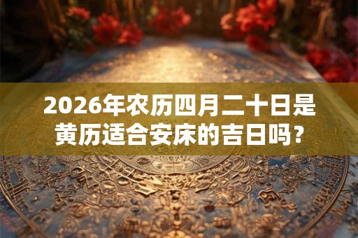 2026年农历四月二十日是黄历适合安床的吉日吗？