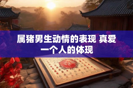 属猪男生动情的表现 真爱一个人的体现 属猪男生动情的表现 真爱一个人的体现