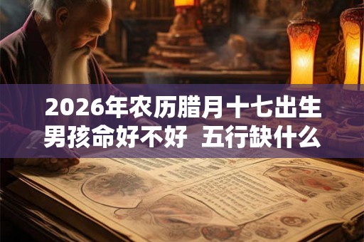 2026年农历腊月十七出生男孩命好不好 五行缺什么 2026年农历腊月十七出生男孩命好不好 五行缺什么