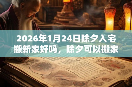 2026年1月24日除夕入宅搬新家好吗，除夕可以搬家吗？
