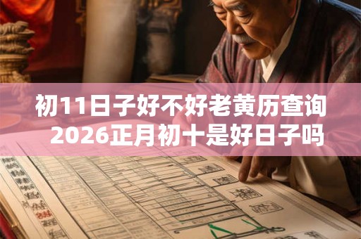 初11日子好不好老黄历查询  2026正月初十是好日子吗