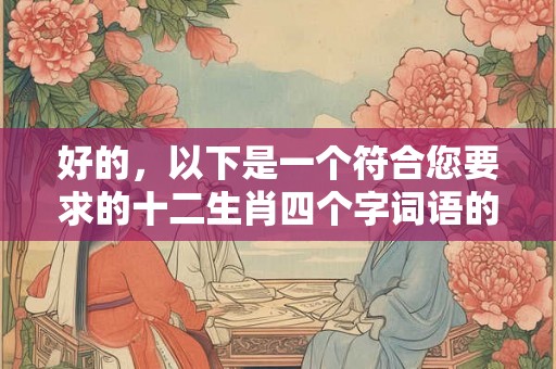 好的，以下是一个符合您要求的十二生肖四个字词语的和