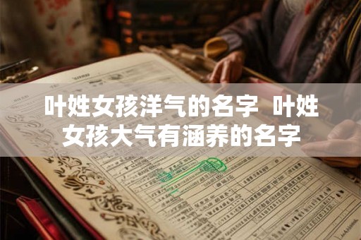 叶姓女孩洋气的名字  叶姓女孩大气有涵养的名字