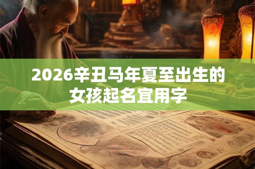 2026辛丑马年夏至出生的女孩起名宜用字 2026辛丑马年夏至出生的女孩起名宜用字