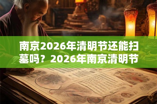 南京2026年清明节还能扫墓吗？2026年南京清明节扫墓取消通知