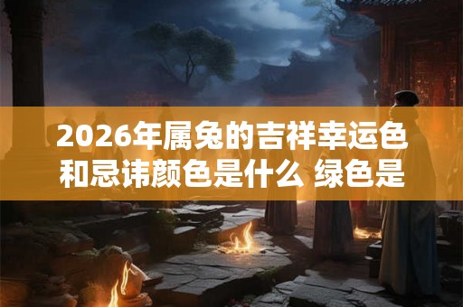 2026年属兔的吉祥幸运色和忌讳颜色是什么 绿色是吉祥色