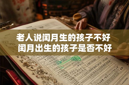 老人说闰月生的孩子不好 闰月出生的孩子是否不好