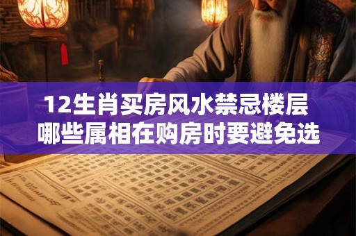 12生肖买房风水禁忌楼层 哪些属相在购房时要避免选择特定楼层的风水禁忌
