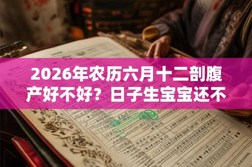 2026年农历六月十二剖腹产好不好?日子生宝宝还不好? 2026年农历六月十二剖腹产好不好?日子生宝宝还不好?