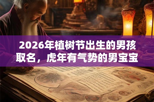 2026年植树节出生的男孩取名，虎年有气势的男宝宝名字