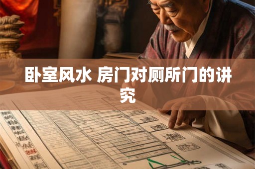 卧室风水 房门对厕所门的讲究 卧室风水 房门对厕所门的讲究