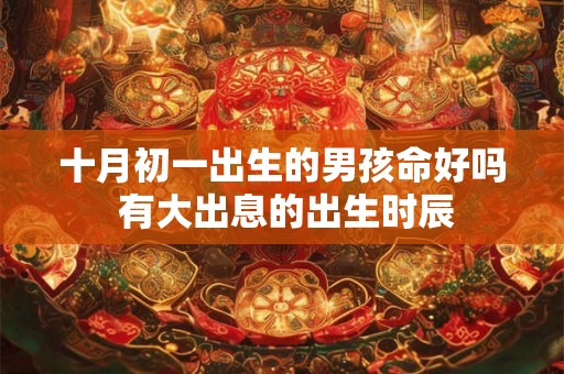 十月初一出生的男孩命好吗 有大出息的出生时辰 十月初一出生的男孩命好吗 有大出息的出生时辰