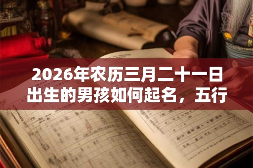 2026年农历三月二十一日出生的男孩如何起名，五行起名大全