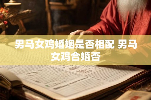 男马女鸡婚姻是否相配 男马女鸡合婚否