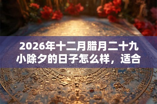 2026年十二月腊月二十九小除夕的日子怎么样,适合签约吗? 2026年十二月腊月二十九小除夕的日子怎么样,适合签约吗?