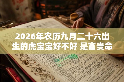 2026年农历九月二十六出生的虎宝宝好不好 是富贵命吗
