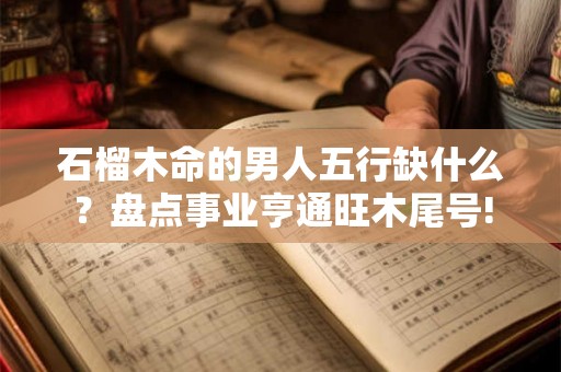 石榴木命的男人五行缺什么?盘点事业亨通旺木尾号! 石榴木命的男人五行缺什么?盘点事业亨通旺木尾号!