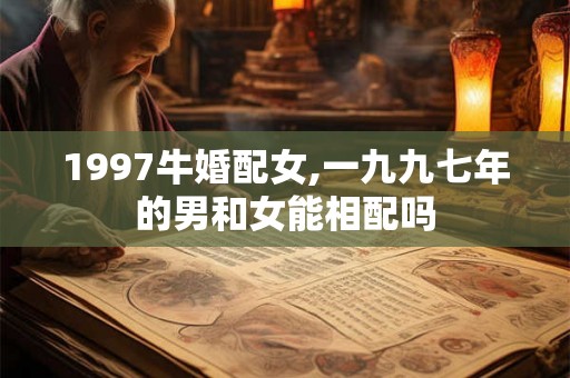 1997牛婚配女,一九九七年的男和女能相配吗