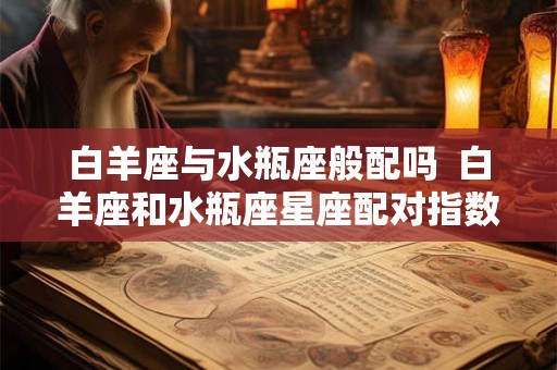 白羊座与水瓶座般配吗 白羊座和水瓶座星座配对指数 白羊座与水瓶座般配吗 白羊座和水瓶座星座配对指数