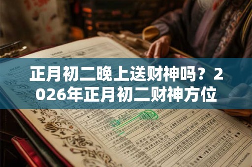 正月初二晚上送财神吗？2026年正月初二财神方位