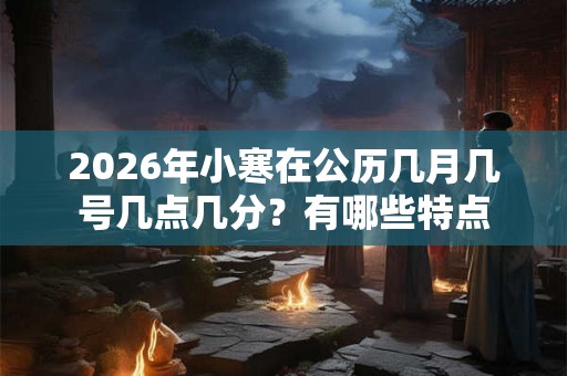 2026年小寒在公历几月几号几点几分？有哪些特点