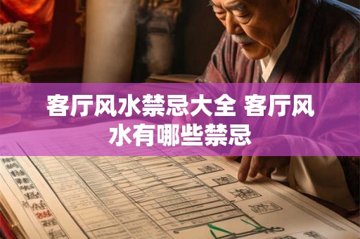 客厅风水禁忌大全 客厅风水有哪些禁忌