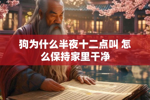 狗为什么半夜十二点叫 怎么保持家里干净