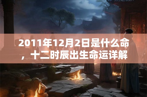 2011年12月2日是什么命，十二时辰出生命运详解