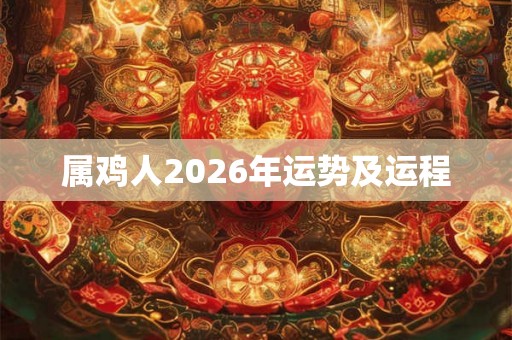 属鸡人2026年运势及运程