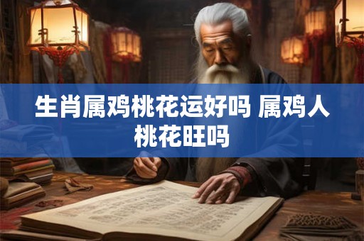 生肖属鸡桃花运好吗 属鸡人桃花旺吗