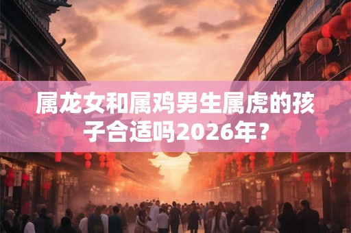 属龙女和属鸡男生属虎的孩子合适吗2026年？