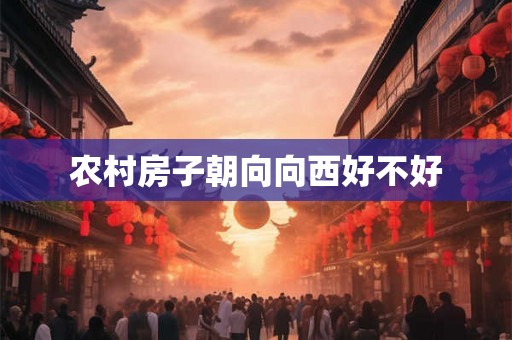 农村房子朝向向西好不好