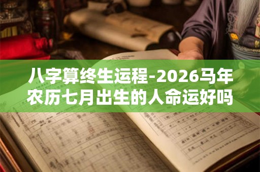 八字算终生运程-2026马年农历七月出生的人命运好吗
