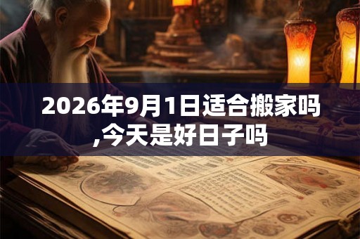 2026年9月1日适合搬家吗,今天是好日子吗