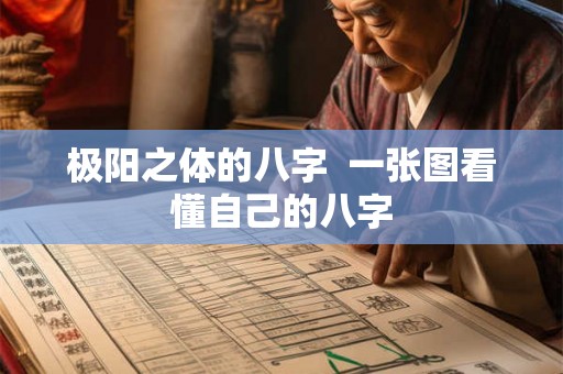 极阳之体的八字  一张图看懂自己的八字