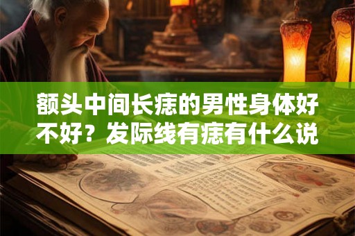额头中间长痣的男性身体好不好？发际线有痣有什么说法？