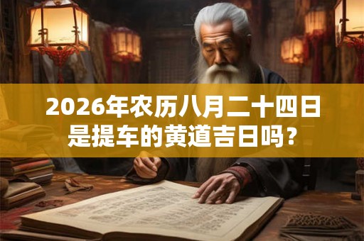2026年农历八月二十四日是提车的黄道吉日吗? 2026年农历八月二十四日是提车的黄道吉日吗?