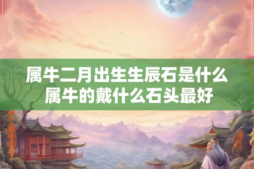 属牛二月出生生辰石是什么 属牛的戴什么石头最好 属牛二月出生生辰石是什么 属牛的戴什么石头最好